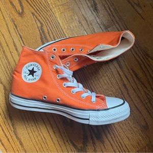 Orange Converse